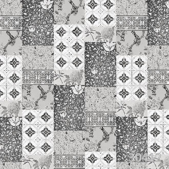 Пэчворк с плитками разного узора