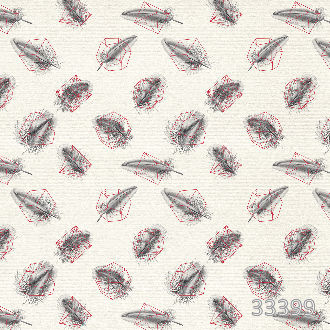 Feather geometry sepia