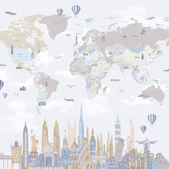 Карта мира - Города 3